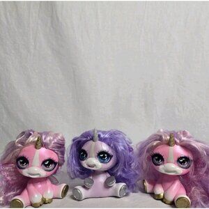 MGA Poopsie Q.T. Unicorns Penelope Proud Pink Poopsie & FiFi Frazzled  Lot Of 3